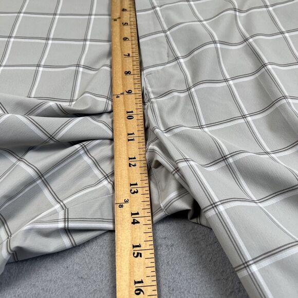 Nike Golf Short Men’s 38 Gray Check Dri‎ Fit 12” Inseam Chino - Picture 9 of 15